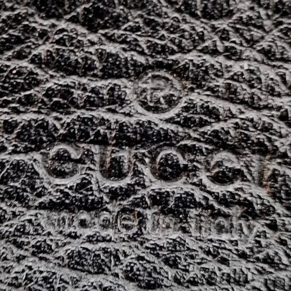 Gucci Shoulder Monogram Tote Bag, Black and Gray, GG Canvas and Leather Shoulder - Picture 12 of 13